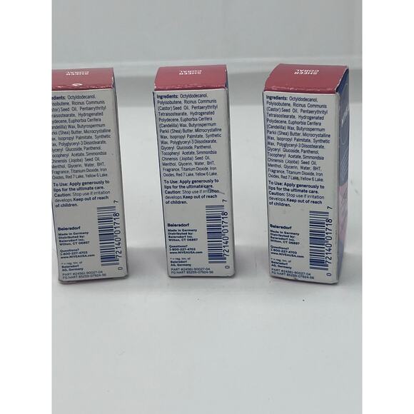 Lot of 3 - A Kiss and Care & Color sheer coral lip balm - Picture 3 of 6